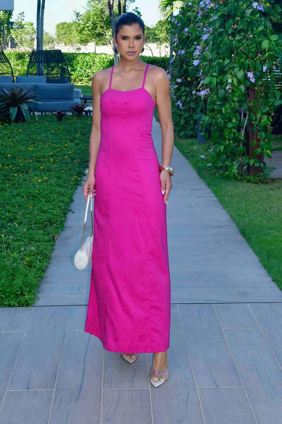 Vestido Midi Linnen Corset