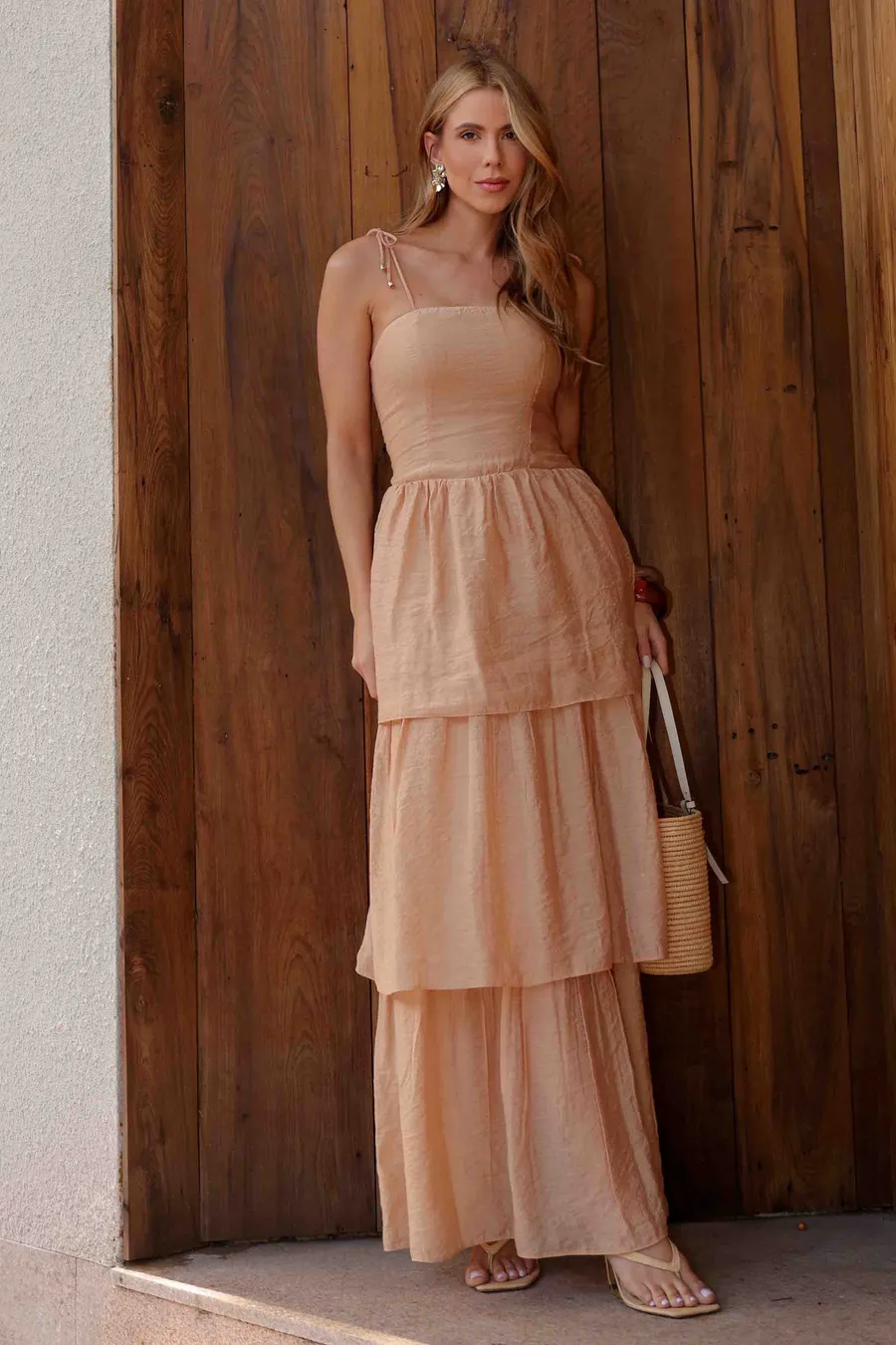 Vestido Longo Transparency Camadas